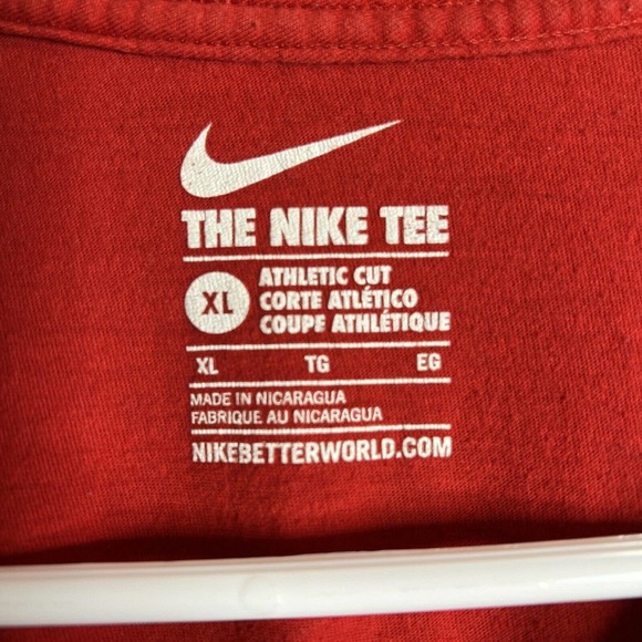 Nike Swoosh Logo Graphic Short Sleeve T-Shirt - Texas - XL - Picture 2 of 3